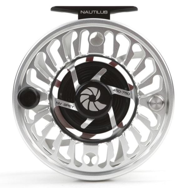 Nautilus NV Spey Reel in Brushed Silver